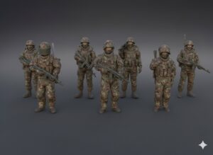 Сборная модель в масштабе